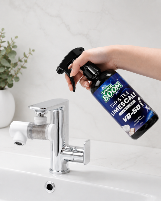 VAKABOOM Tap & Tile Limescale Remover Spray (VB-50) | Twin Pack