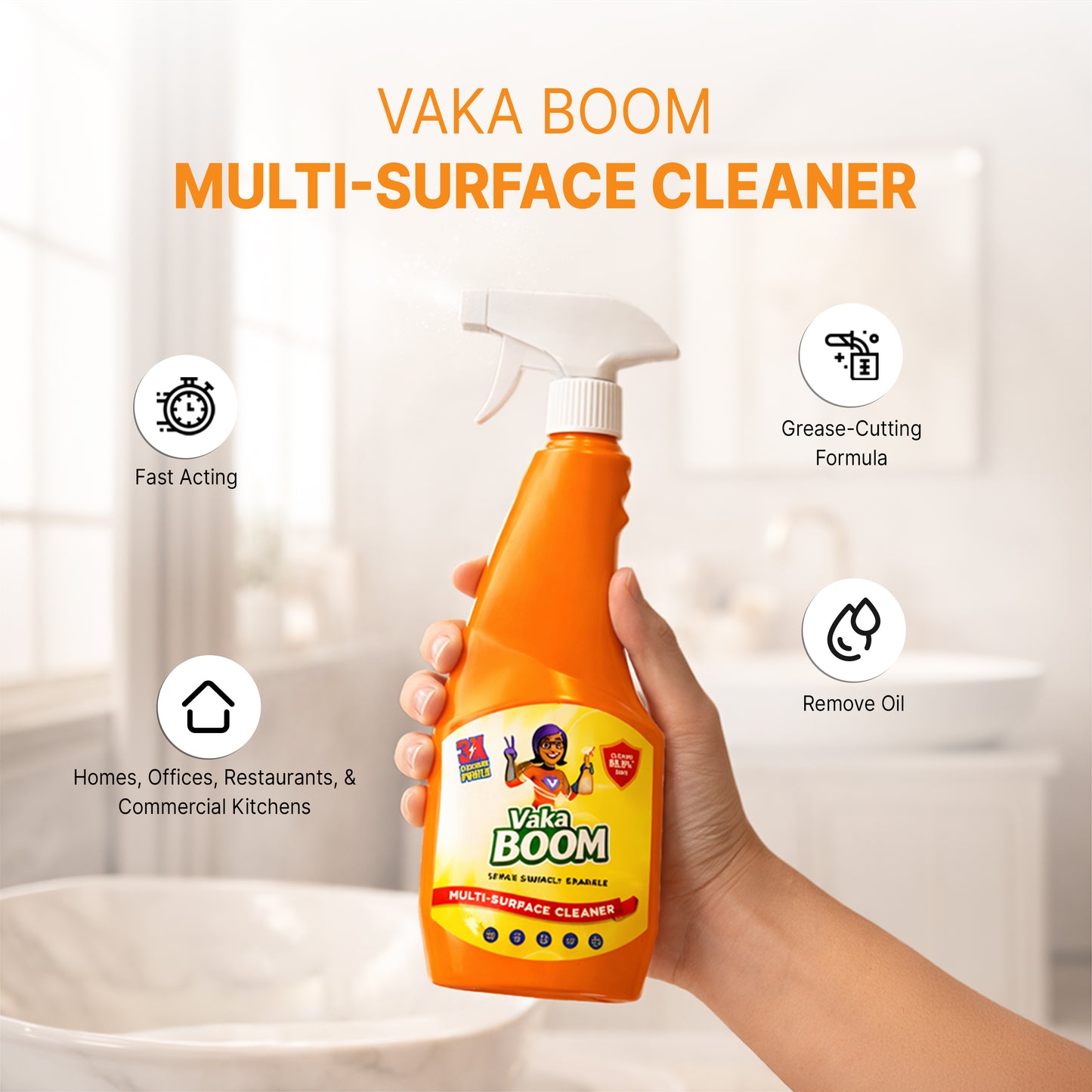 VAKABOOM Multi Purpose Cleaning Spray