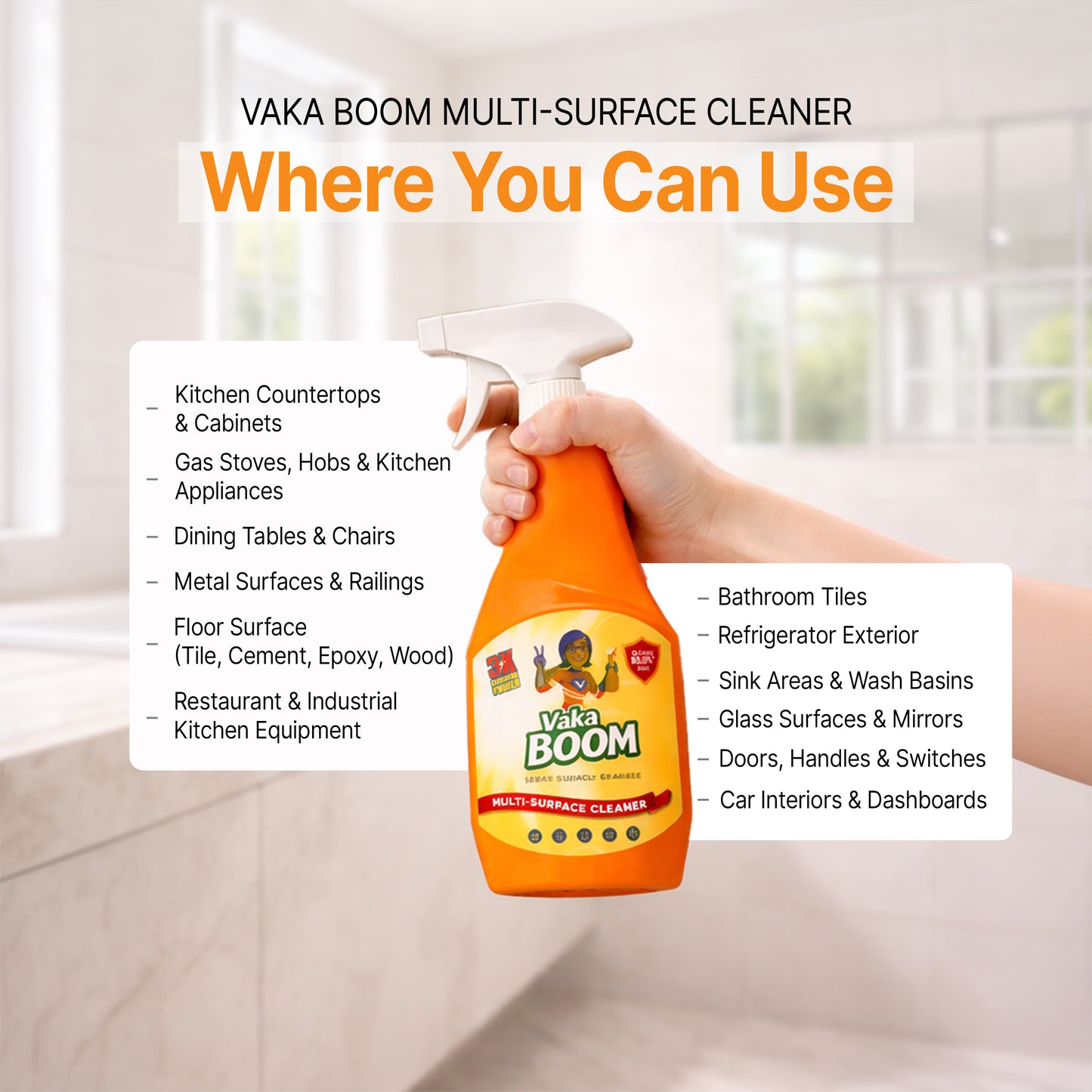 VAKABOOM Multi Purpose Cleaning Spray